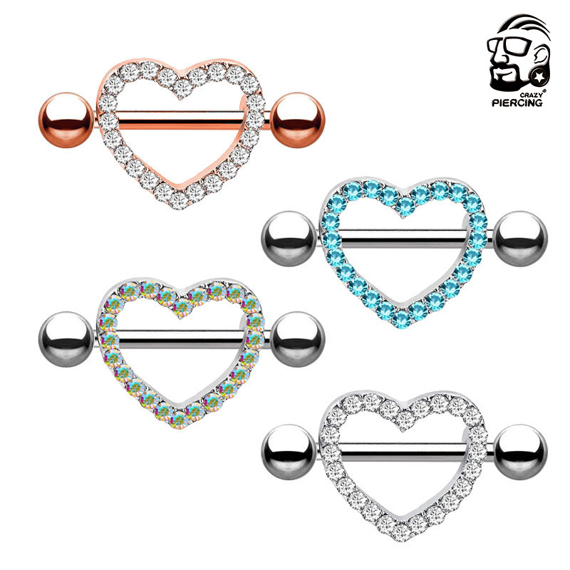 Body Jewelry Nipple Rings - 2 шт., кольцо для сосков с