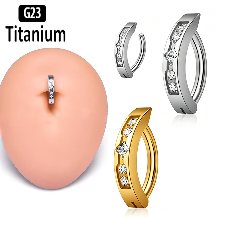 Body Jewelry Implant Grade - Имплантационный титан ASTM F136, кольцо для
