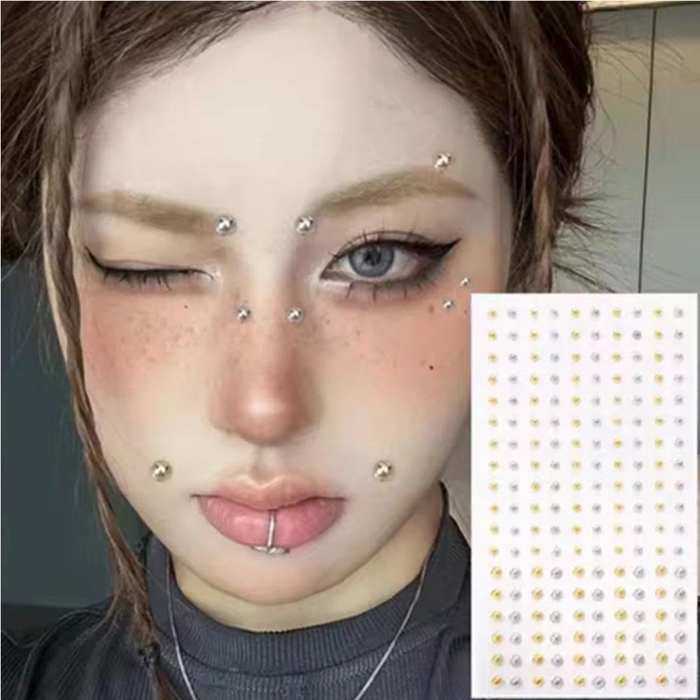 Body Jewelry Piercing - Набор из 58-180 штук: самоклеящиеся многоразовые