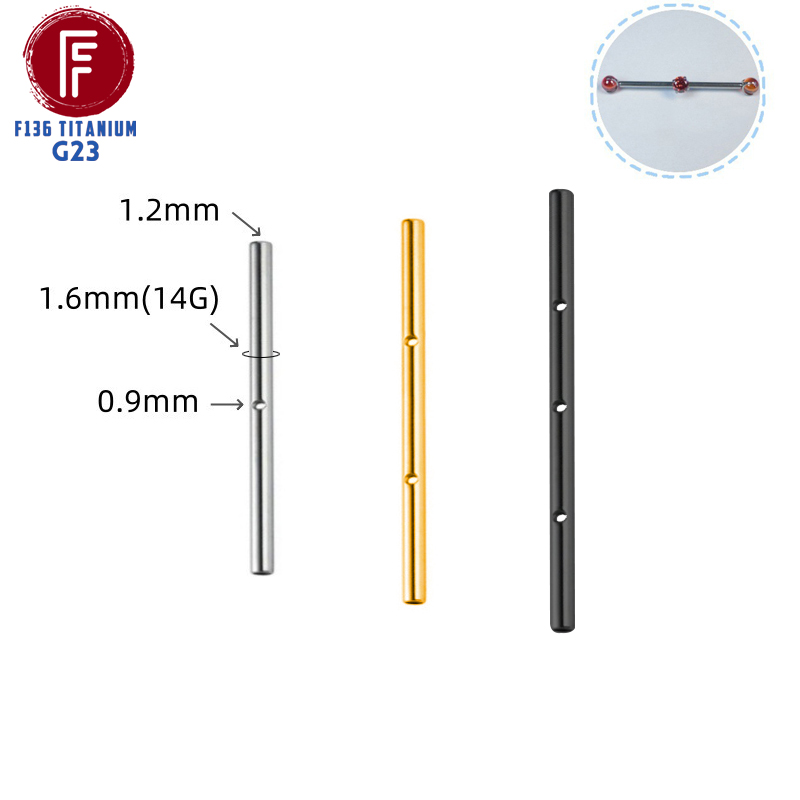 Body Jewelry Implant Grade - ASTM F136 Имплантат класса Титан 14G