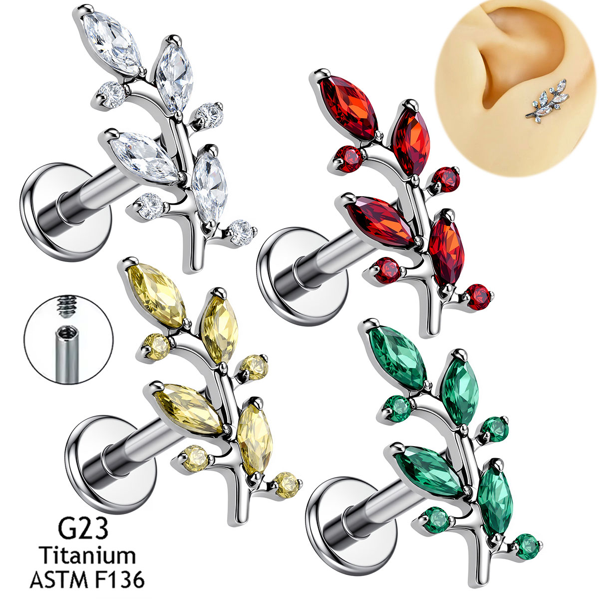 Body Jewelry Implant Grade - Новые украшения для пирсинга из титана