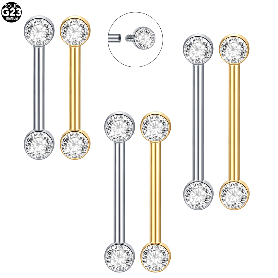 Body Jewelry Implant Grade - 1/5 шт., титановая штанга для пирсинга