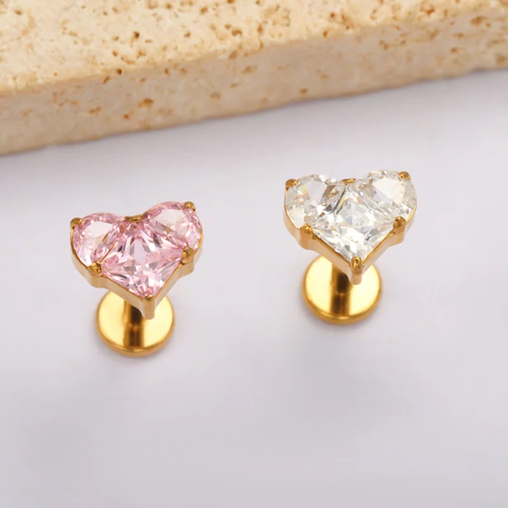 Серьга-гвоздик из титанового с – обзор и цена Body Jewelry Implant Grade