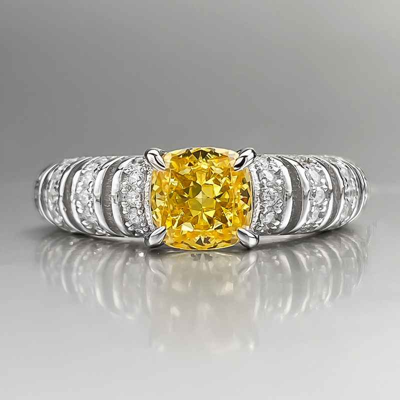 Новое кольцо с желтым бриллиан – обзор и цена Yellow Body Jewelry
