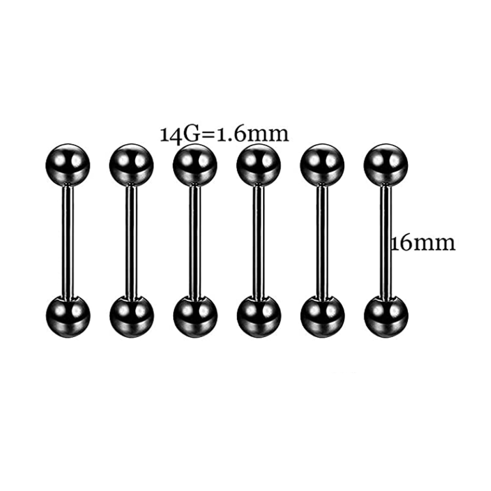 6 шт., набор для пирсинга из н – обзор и цена Body Jewelry Nipple Rings