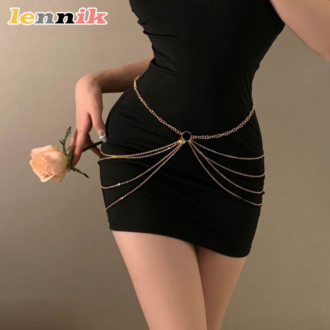LENNIK Металлическая многослой – обзор и цена Body Jewelry Chain