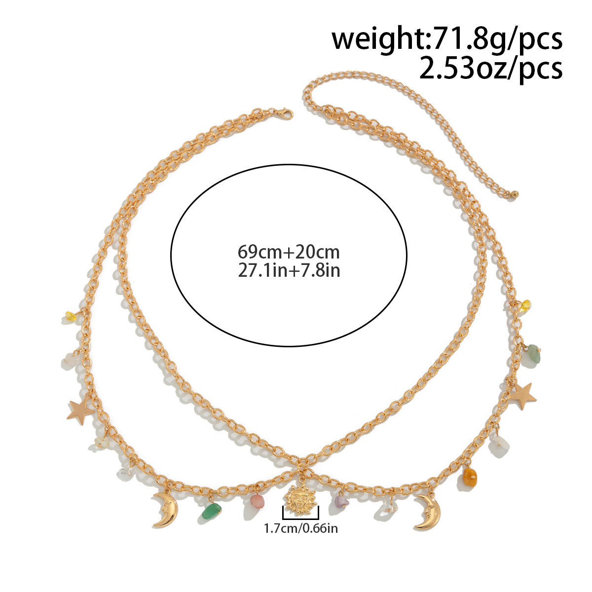 Подвеска в стиле бохо со звезд – обзор и цена Body Jewelry Chain