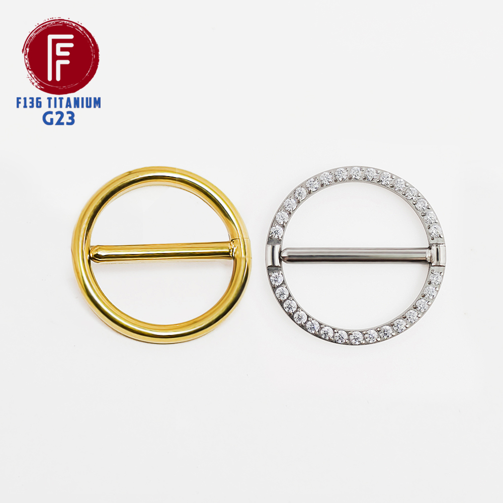 ASTM F136 Титановый пирсинг пе – обзор и цена Body Jewelry Nipple Rings