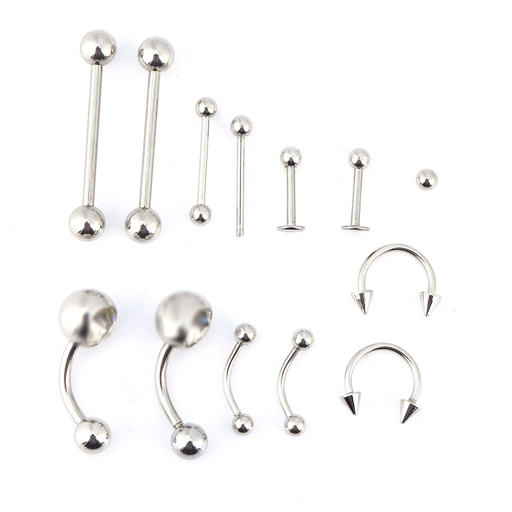 20 шт./компл. язык, нос, пупок – обзор и цена Body Jewelry Lot