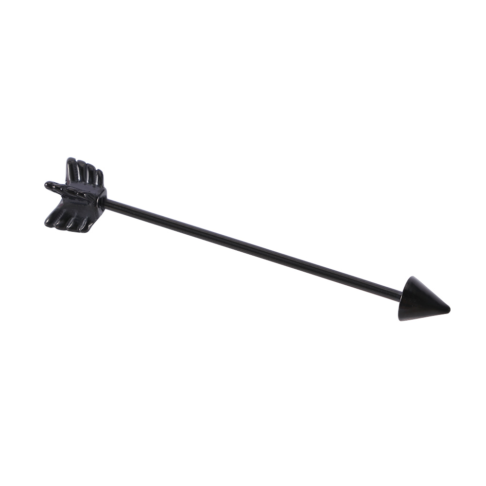 Длинный винтовой пирсинг из не – обзор и цена Industrial Barbell Long