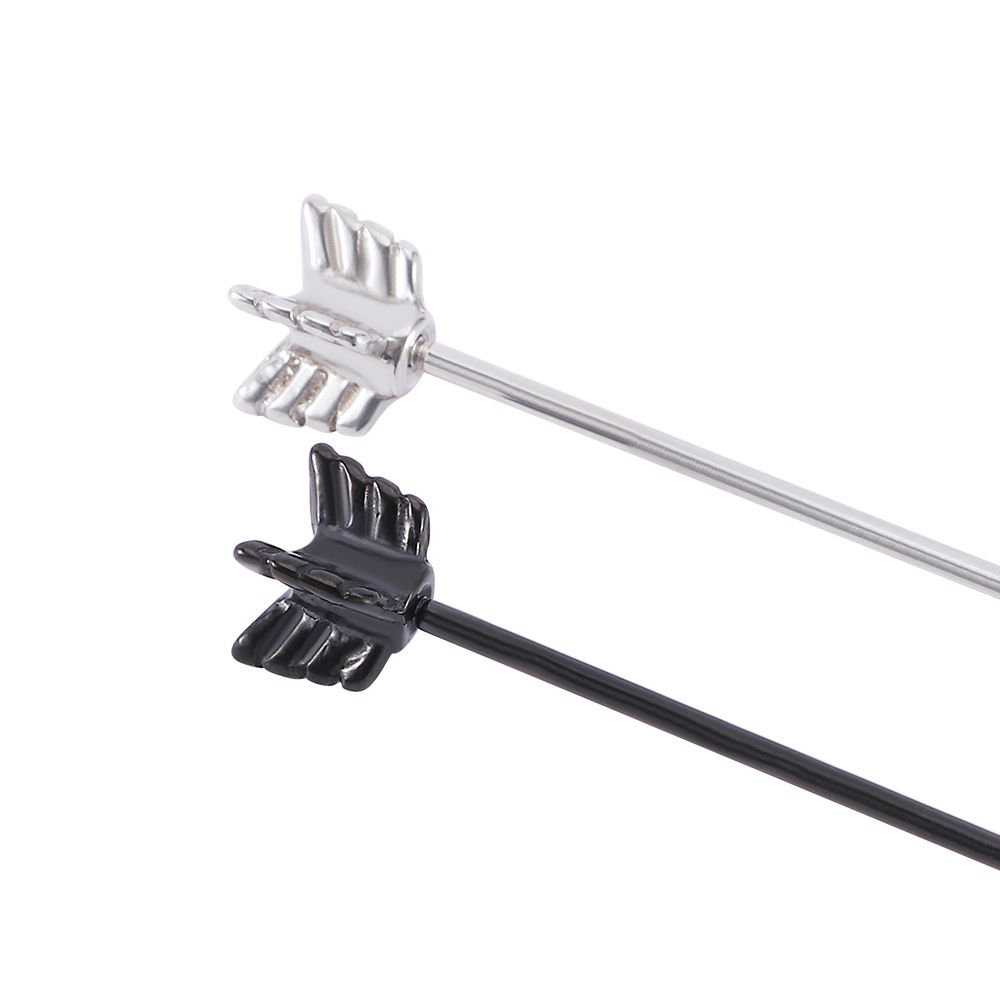 Длинный винтовой пирсинг из не – обзор и цена Industrial Barbell Long