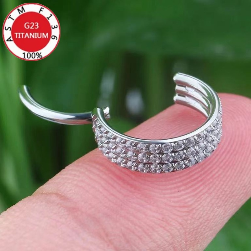 2/5 шт. титановые серьги-кольц – обзор и цена Body Jewelry Implant Grade