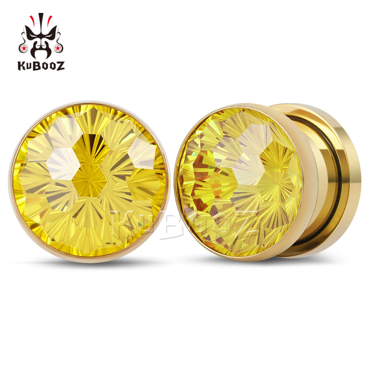 2 шт. блестящие желтые кристал – обзор и цена Yellow Body Jewelry