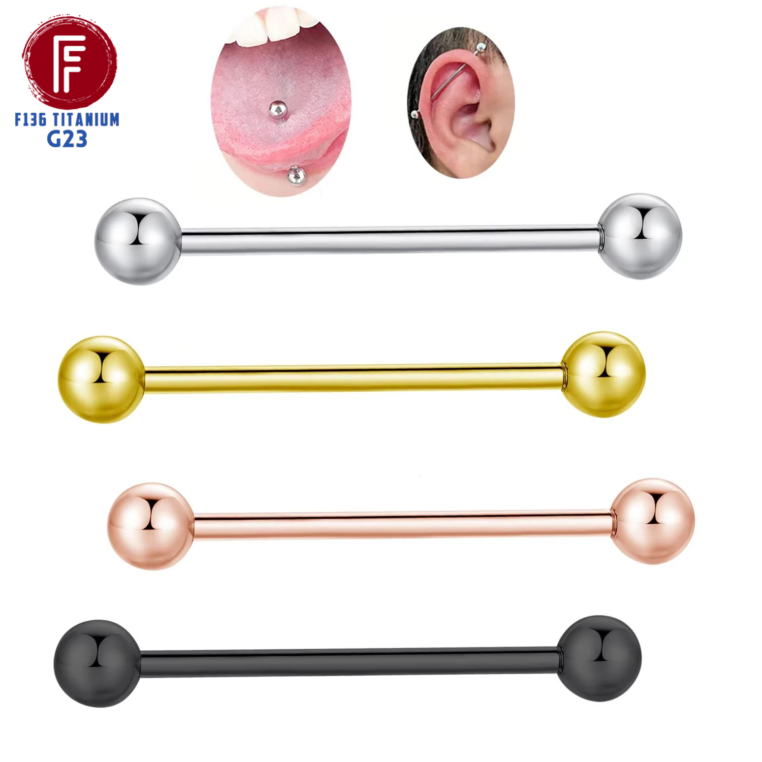 ASTM F136 Титановые шарики для – обзор и цена Body Jewelry Nipple Rings