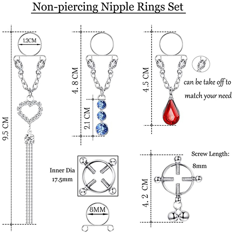 Новые 1 пара сексуальных регул – обзор и цена Body Jewelry Nipple Rings