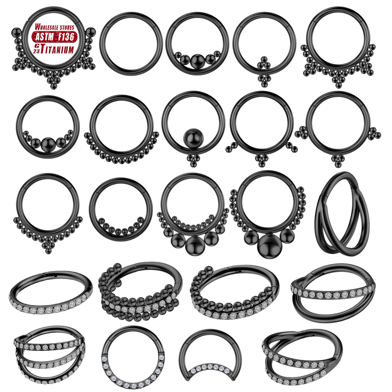 F136 Титановый пирсинг, черное – обзор и цена Body Jewelry Implant Grade