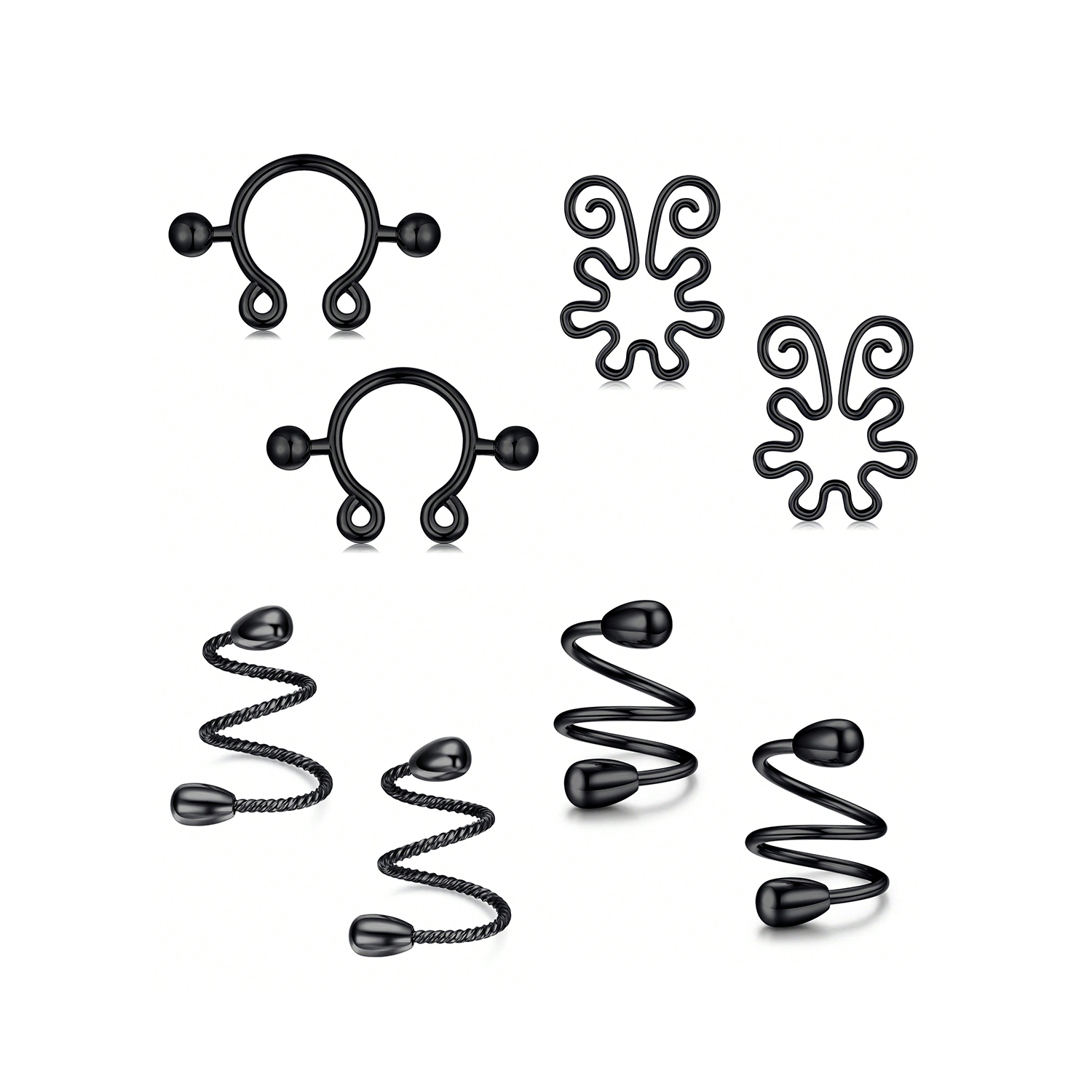 8 шт., женские кольца для соск – обзор и цена Body Jewelry Nipple Rings